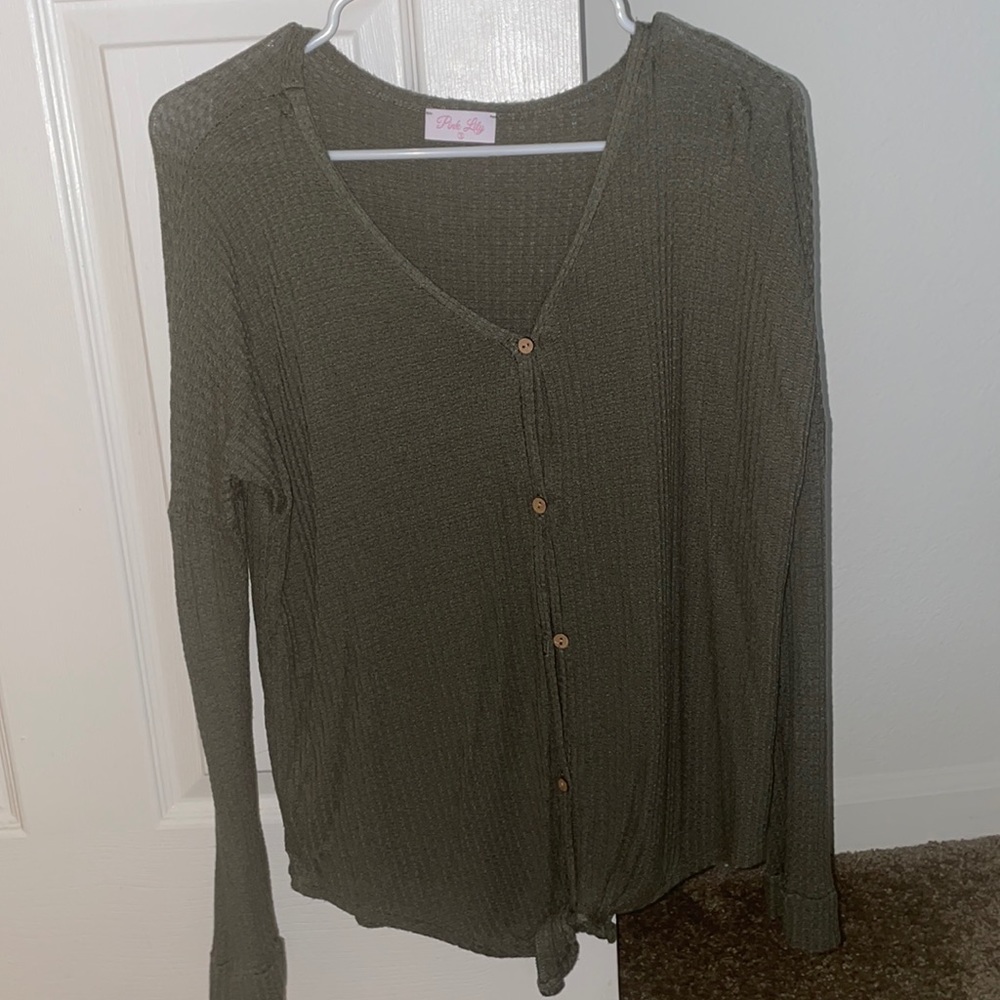 Pink Lily Long Sleeve Top
